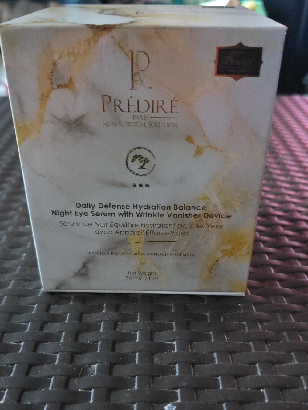 Daily Defense Hydration Balance Night Eye Serum with Wrinkle Vanisher Device